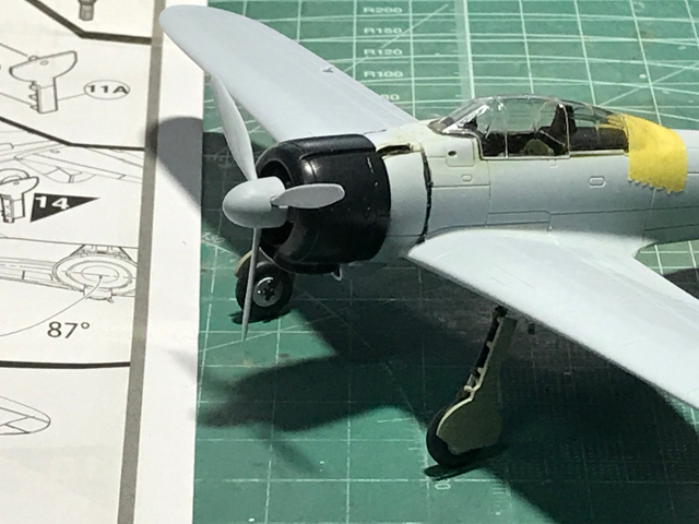 ハセガワ、エアフィックス 1/72零戦21型（完成） : サンフィッシュ飛行隊
