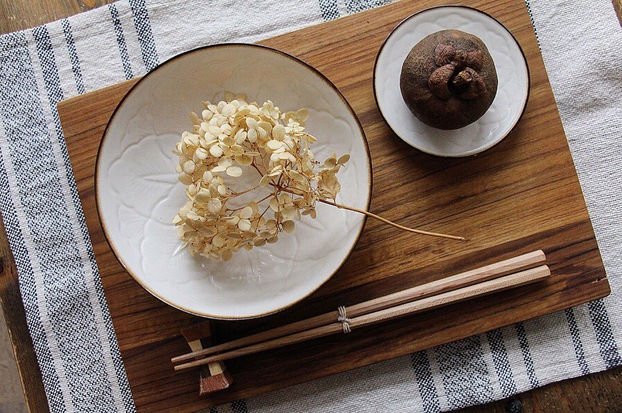 wood　plate&chopsticks_b0165512_18334607.jpg