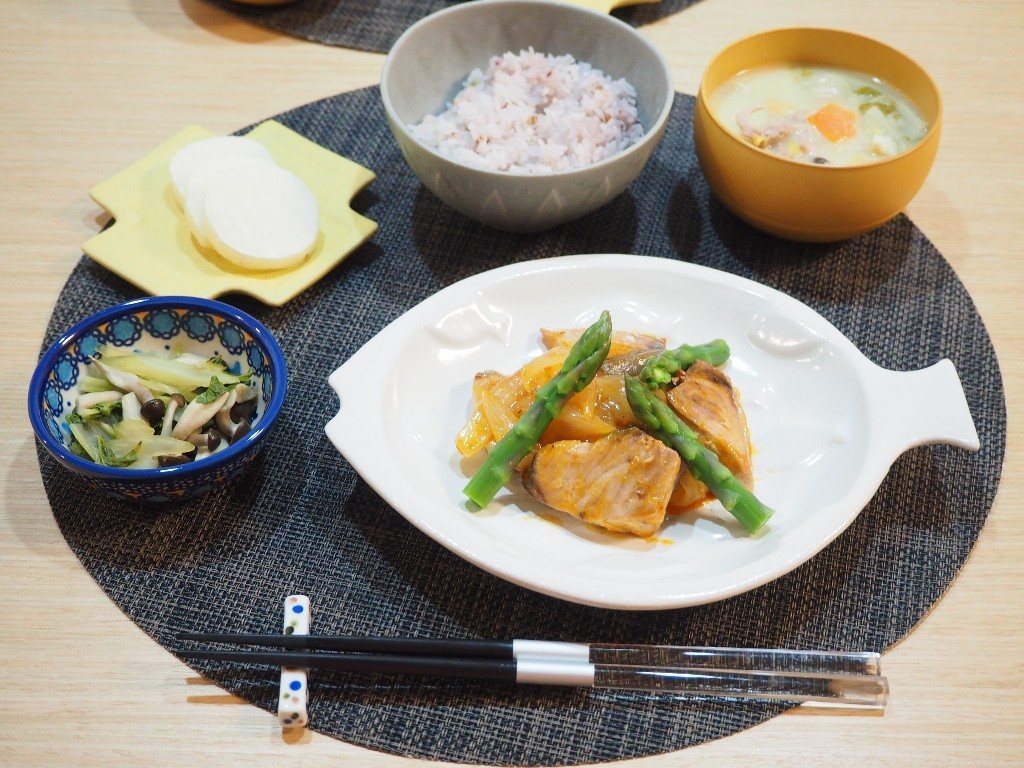 【レシピ】ぶりのレッドカレー焼き♪_a0337624_19482523.jpg