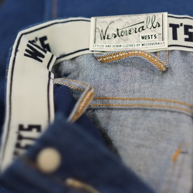 WESTOVERALLS(ウエストオーバーオールズ) 801S STRAIGHT DENIM -ONE WASH-_d0158579_12112573.jpg
