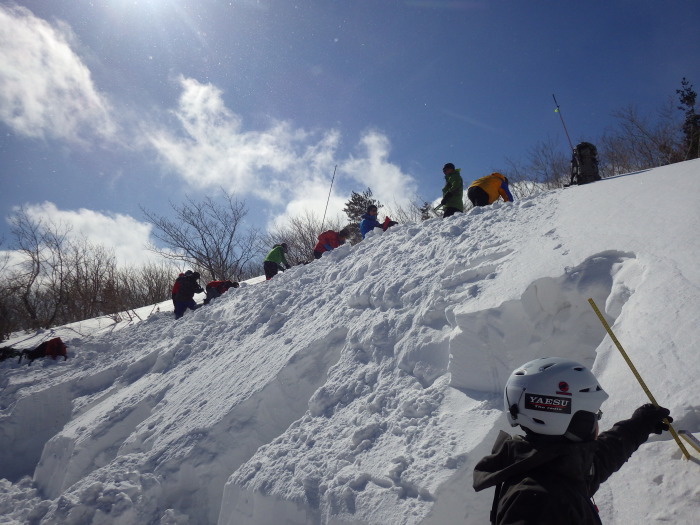 雪崩講習会 ～ ２０１８年２月２５日_f0170180_07240300.jpg