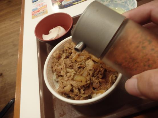 すき家の牛丼ミニしじみたまごセット　　　西宮今津巽店_c0118393_10470477.jpg