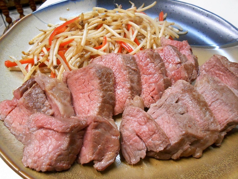 今日も再び エアフライヤーにてローストビーフ なまけものってすごい