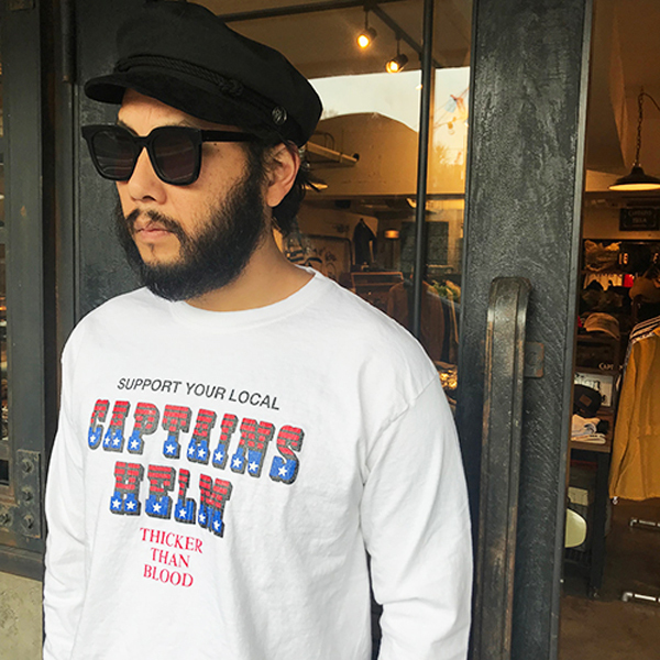 【DELIVERY】CAPTAINS HELM - AMERICAN FLAG L/S TEE_a0076701_12034072.jpg