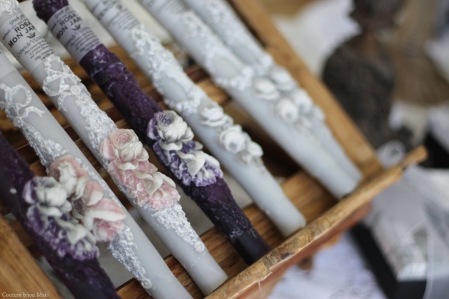 有瀧聡美さんの『Floral Candle』展へ… : クチュール感覚の