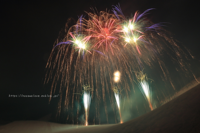 2018 灯明夜祭り　野沢温泉スキー場日影ゲレンデ_e0162089_19414254.jpg