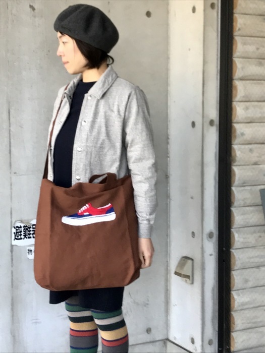 WHITE DAY に！★？　　手刺繍 CANVAS ECO TOTE！♪！_d0152280_06583411.jpg