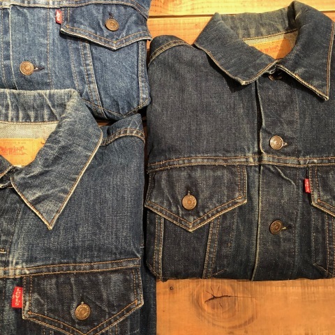 Late 1970s \" Levi\'s \" RED TAB - Small e - 70505 - 0217 DENIM TRUKCER JACKET × ３pcs ._d0172088_14195339.jpg