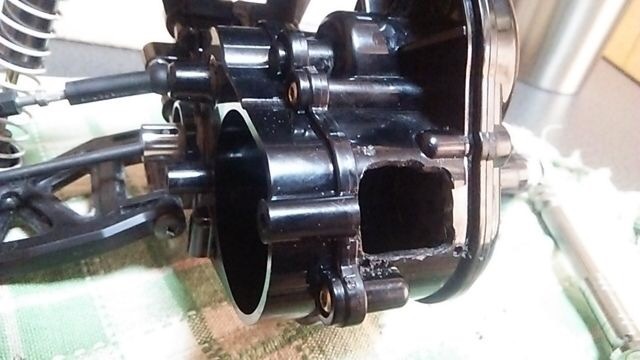 Dt 03のモーターカバーに冷却穴を開けました 追記 A8さんのdt 03 徒然草 ラジ馬鹿日誌