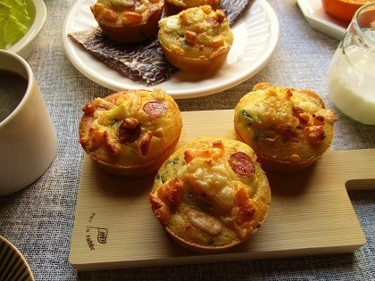 『創味シャンタン』のお味で野菜たっぷりマフィンも美味しい♪_a0305576_08091435.jpg