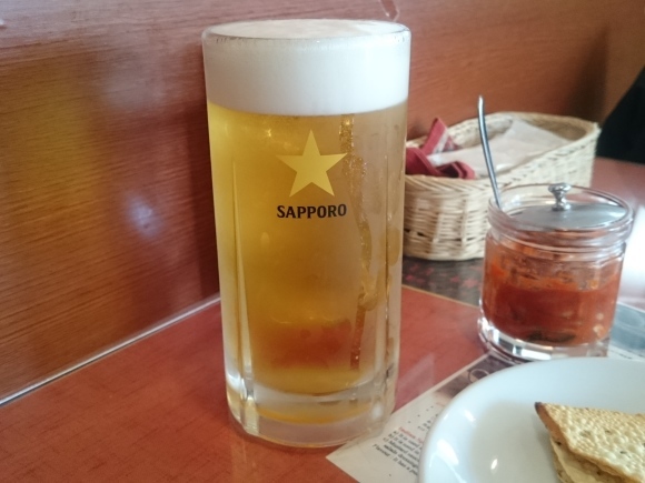 3/13夜勤明け サンガム豊田店 生ビール&日替わりランチセット_b0042308_09291699.jpg