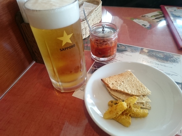 3/13夜勤明け サンガム豊田店 生ビール&日替わりランチセット_b0042308_09293487.jpg