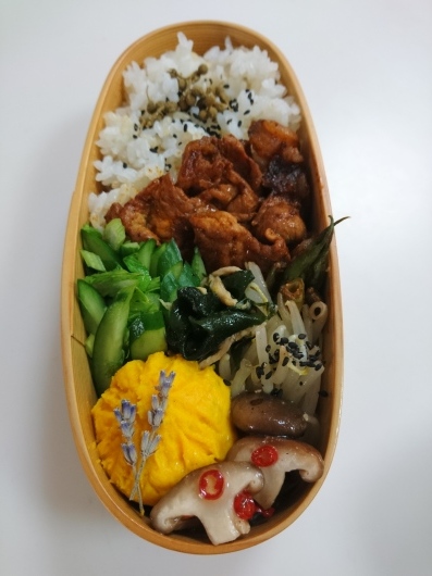 2018/3/15ポークチャップ弁当_c0317717_07132740.jpg