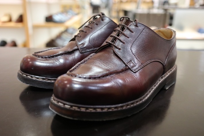 【極美品】Paraboot Chambord 廃盤 ゴールド 8.5 極美品】Paraboot Chambord 廃盤 ゴールド 8.5 パラブーツ