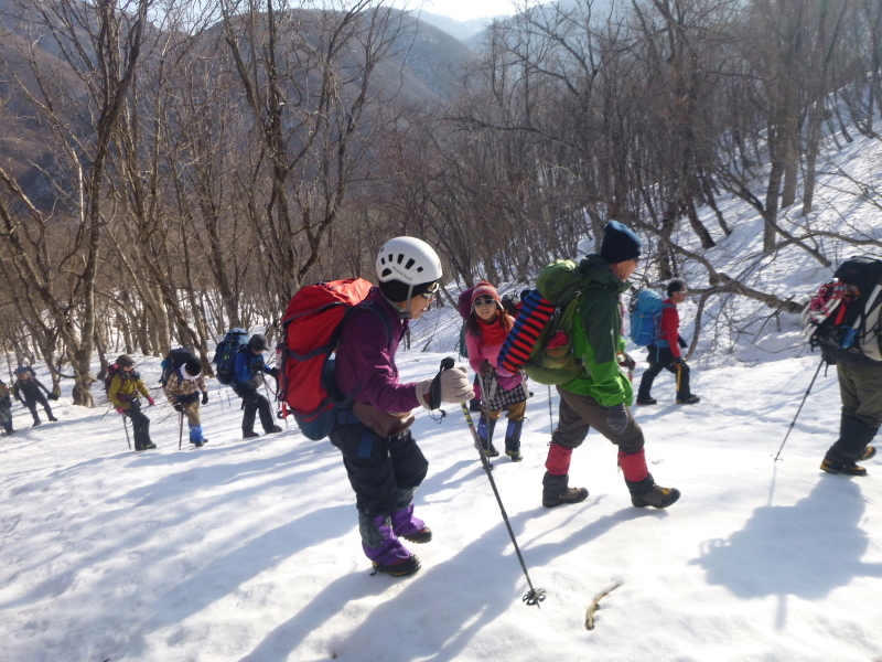 雪山登山　日照岳 (1,751.3M) 登る_d0170615_20255891.jpg