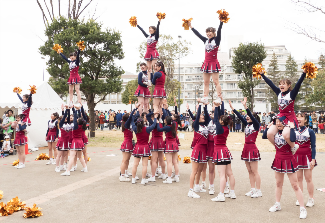 早稲田大学チアリーダーズ「FALCONS」（中野ランニングフェスタ2018）_f0105694_21163614.jpg