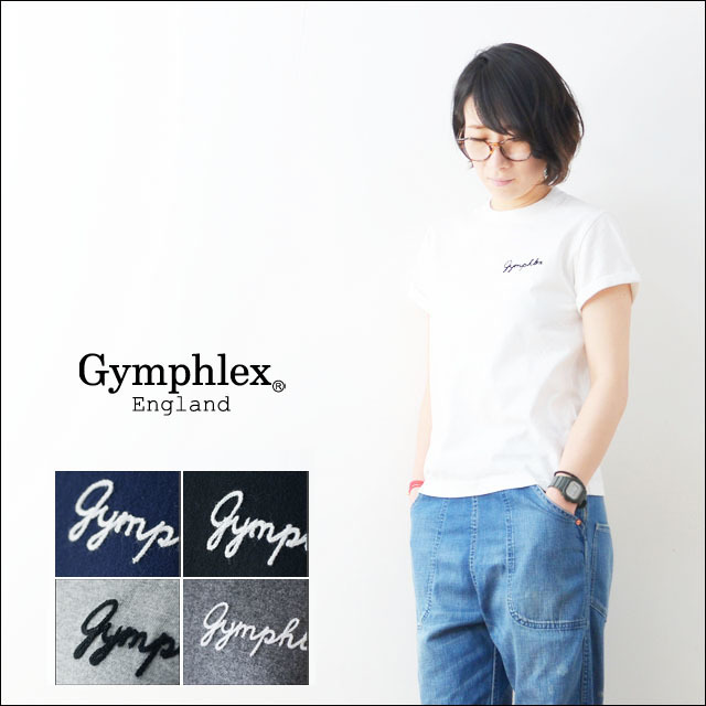 Gymphlex [ジムフレックス] COMBED COTTON JERSEY TEE [J-1155CH] クルーネック ロゴ刺繍 半袖Tシャツ・無地・コットン・綿 LADY\'S _f0051306_18031012.jpg