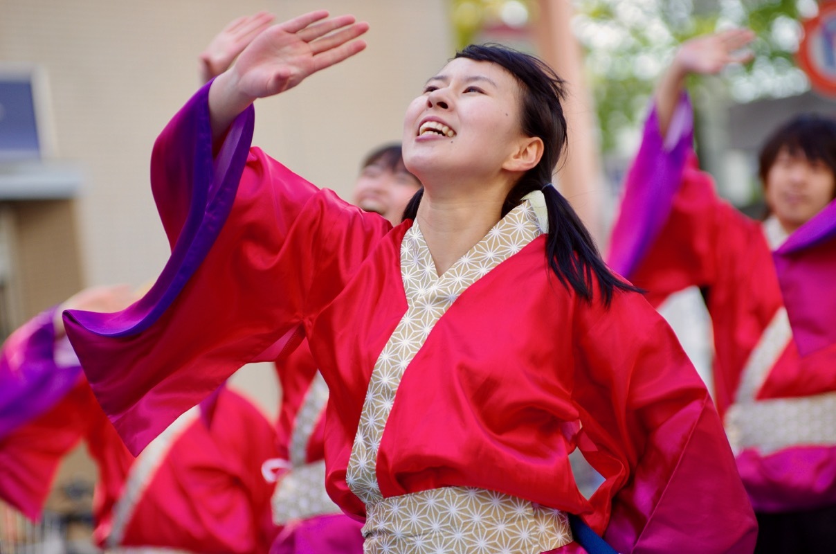 ２０１７YOSAKOIぶち楽市民祭その１７（島根県立大学　よさこい橙蘭）_a0009554_00190245.jpg