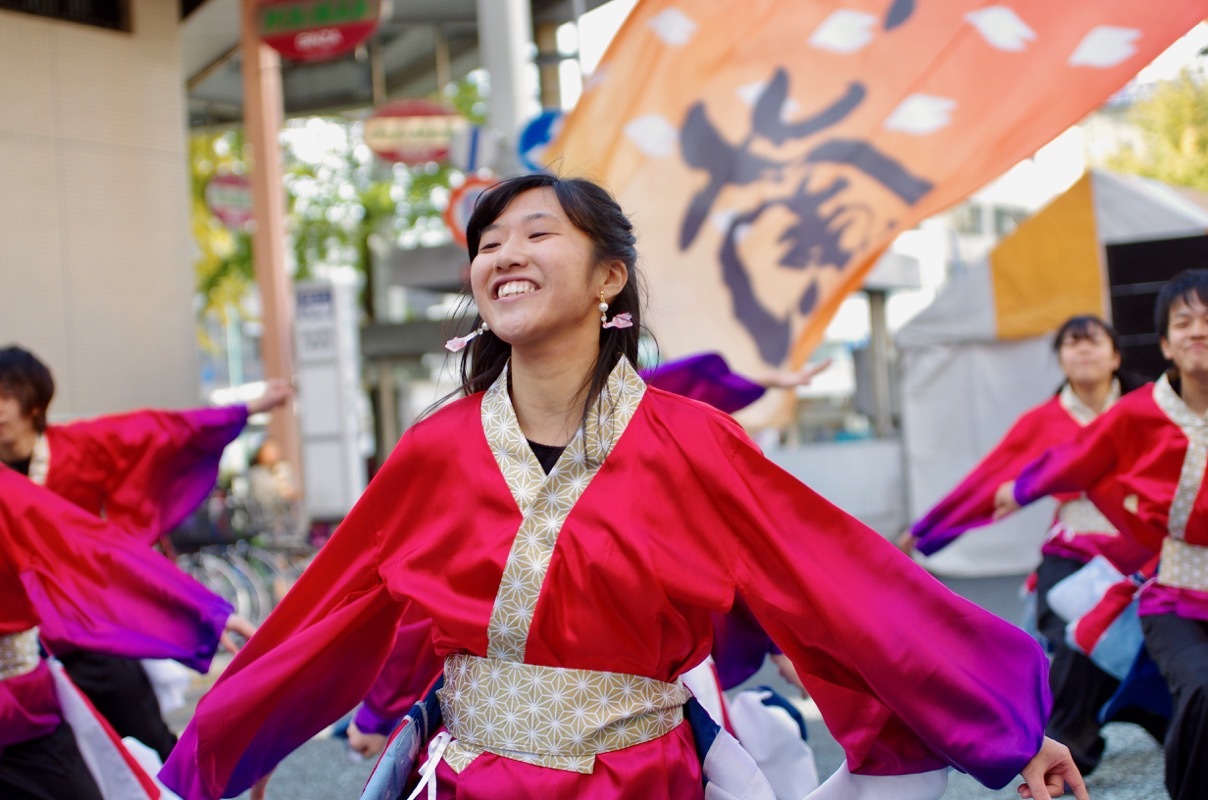 ２０１７YOSAKOIぶち楽市民祭その１７（島根県立大学　よさこい橙蘭）_a0009554_00202249.jpg