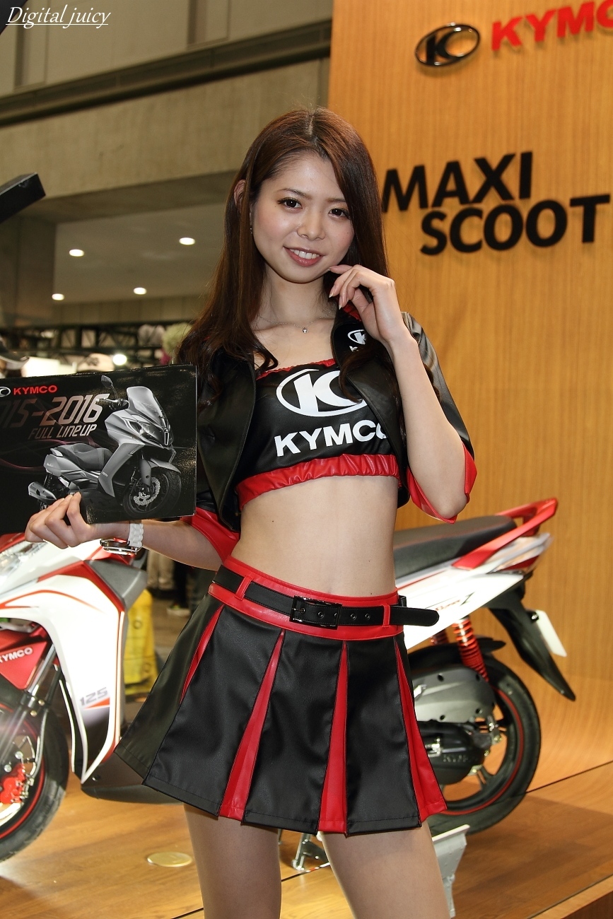 北川瑛里奈 さん Kymco ブース Digital Juicy 北川瑛里奈 さん Kymco ブース Digital Juicy