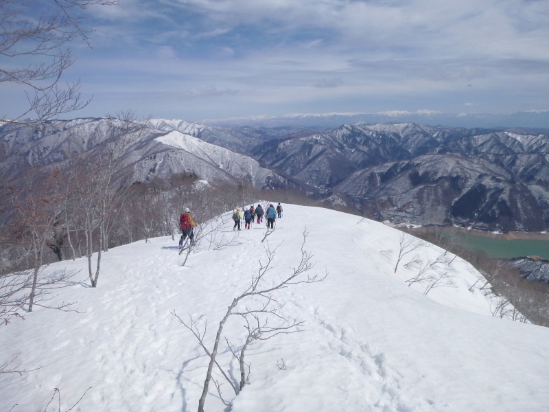 雪山登山　日照岳 (1,751.3M)   下山 編_d0170615_19263546.jpg