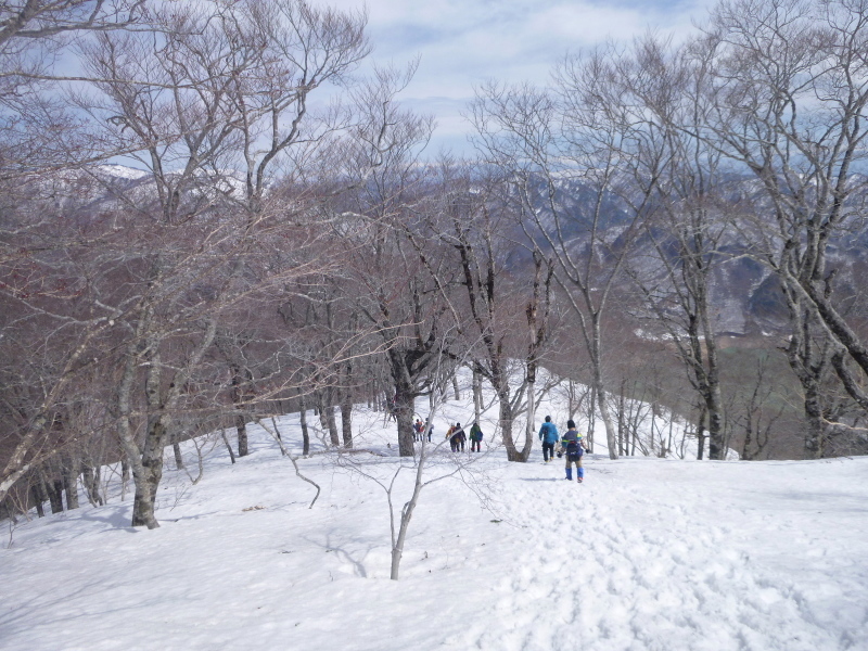 雪山登山　日照岳 (1,751.3M)   下山 編_d0170615_19271233.jpg