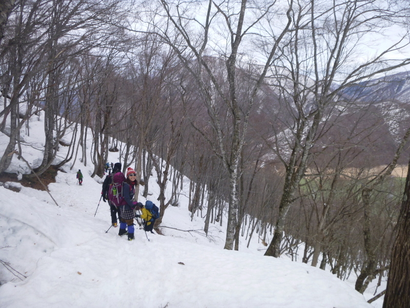 雪山登山　日照岳 (1,751.3M)   下山 編_d0170615_19272965.jpg