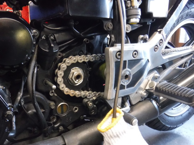 16インチ忍者・・・車検点検整備でござりまする。_a0163159_22224665.jpg