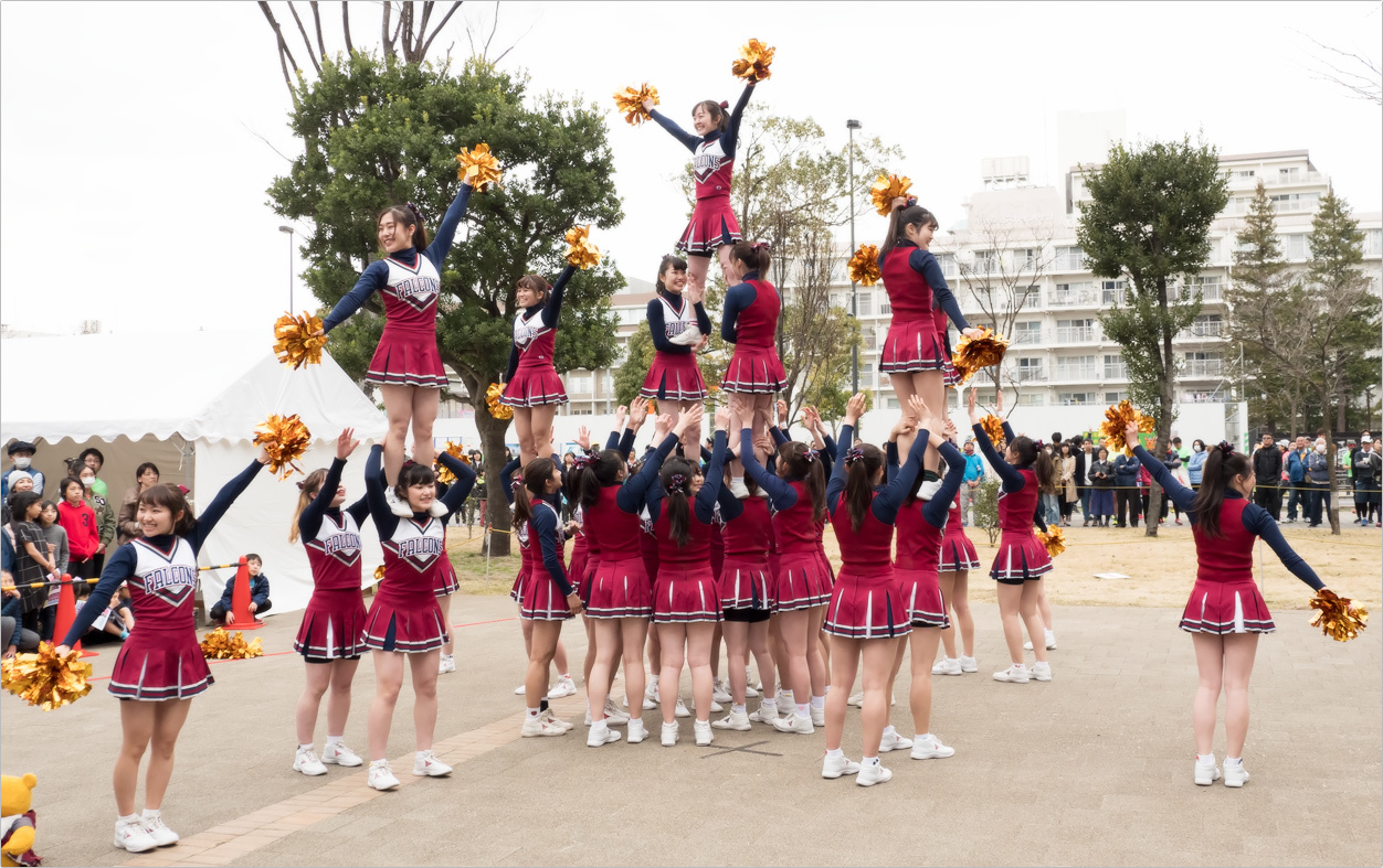 早稲田大学チアリーダーズ「FALCONS」（3）（中野ランニングフェスタ2018） _f0105694_12391843.jpg