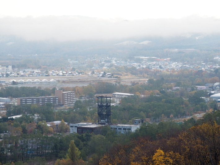 2017.10.24 赤間炭鉱ズリ山階段_a0225740_11280350.jpg