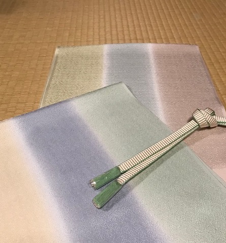 エルメススカーフと同じブラタク糸使用まいづる名古屋帯。_f0181251_17562499.jpg