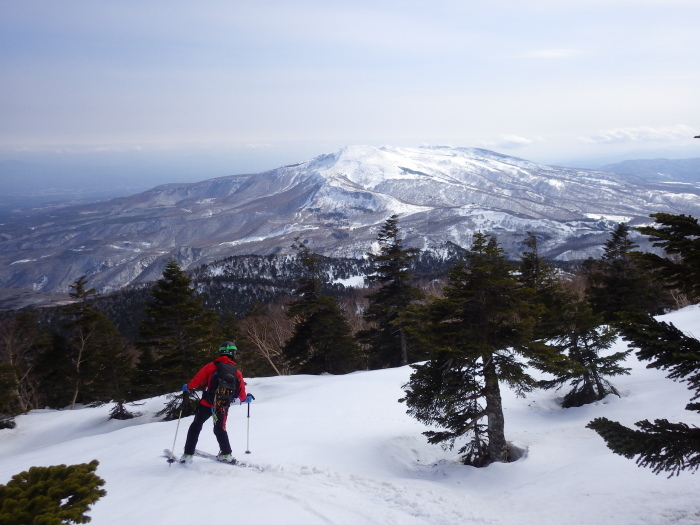 吾妻山・五色温泉からの高山下り ～ ２０１８年３月１１日_f0170180_22151565.jpg