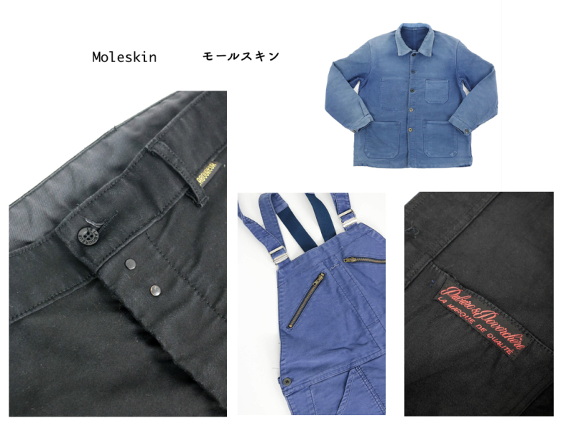色落ち抜群　50s60s vintage フレンチ モールスキン　ジャケット 色落ち抜群 50s60s vintage フレンチ モールスキン ジャケット
