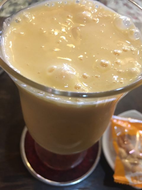 cafe&teaホークスにて 大阪名物ミックスジュース_f0212480_17222948.jpg