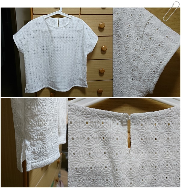 春夏準備です １ｍでブラウス他 小さな庭で