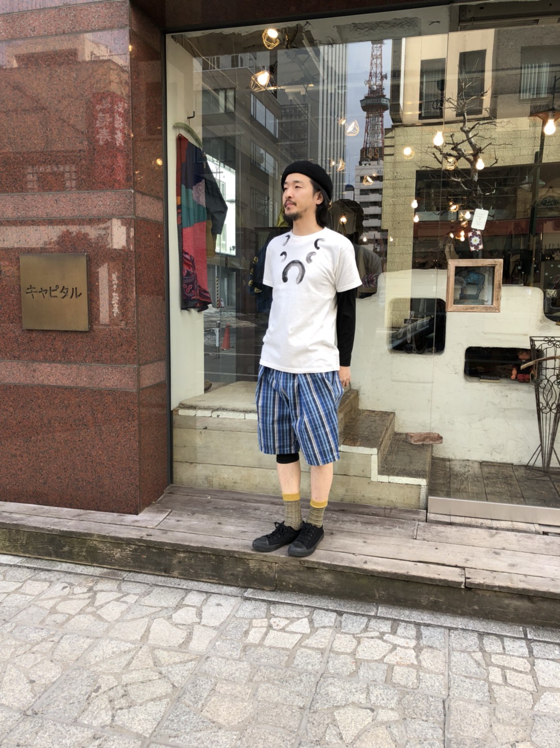 IDG OXチェックシモキタショートパンツ_a0315636_12295991.jpeg