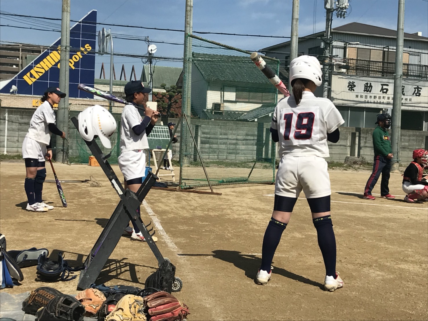 都道府県選抜開会式と岸城中練習試合_b0249247_18412729.jpg