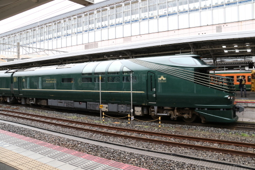 岡山遠征　その2　87系寝台気動車・TWILIGHT EXPRESS瑞風　岡山2018.03.20_d0187275_23000423.jpg