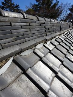 板橋区の神社で、屋根修理工事_c0223192_22061382.jpg