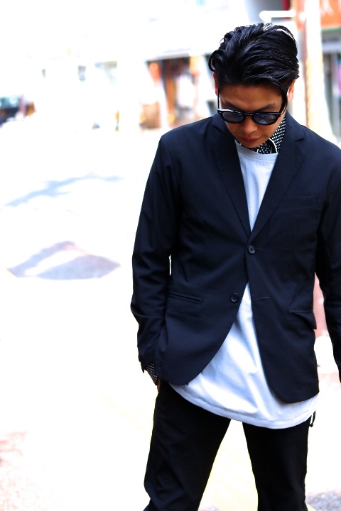 S.i.m Packable Tech Tailored Jacket SET UP 発売のお知らせ_f0224266_17210391.jpg