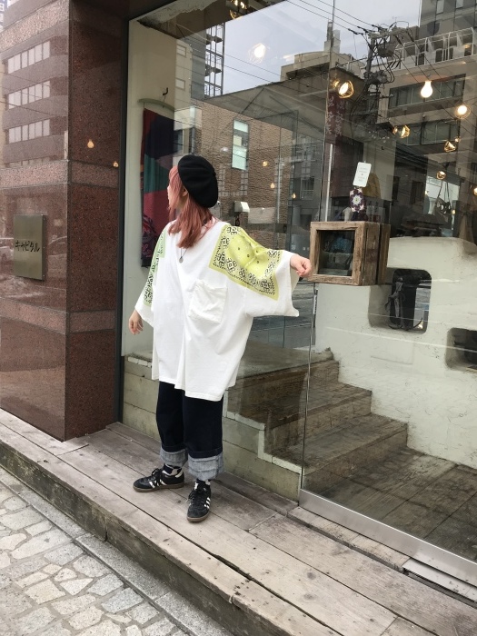 KAPITAL キャピタル オパール天竺 バンダナHUGE-T