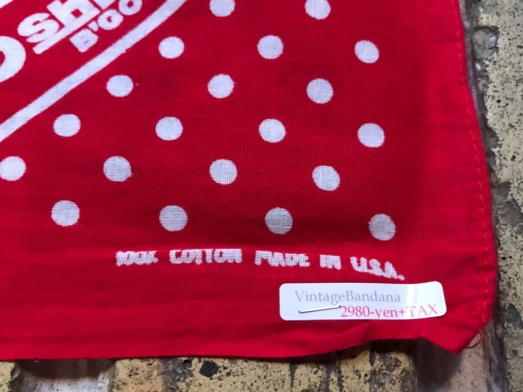 神戸店3/28(水)春Vintage入荷! #11 Vintage Bandanna!!!_c0078587_19184411.jpg