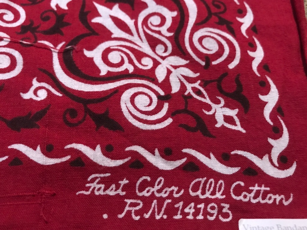 神戸店3/28(水)春Vintage入荷! #11 Vintage Bandanna!!!_c0078587_22020298.jpg