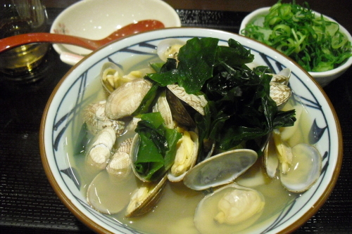 丸亀製麺　『あさりうどん』_a0326295_21242673.jpg