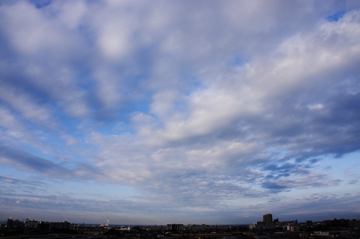 放射状雲（層積雲）_b0268615_805043.jpg