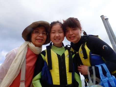 3月28日春休みらしく親子でダイビング&スノーケル_c0070933_21260643.jpg