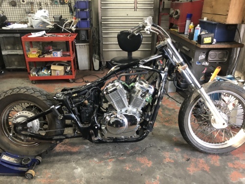 イッソンスティード600 洗車_a0164918_19550463.jpg