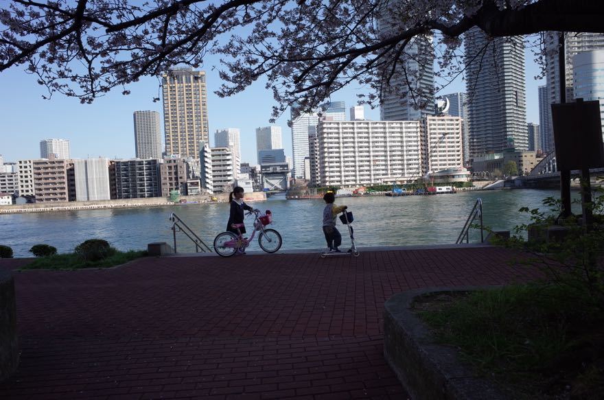 築地川公園の桜を抜けて_f0132230_10323739.jpg