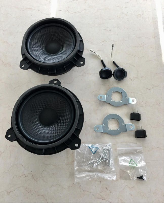 boxe 165mm compo front//arrière MERCEDES ML w166 à partir de 11 pioneer haut-parleur
