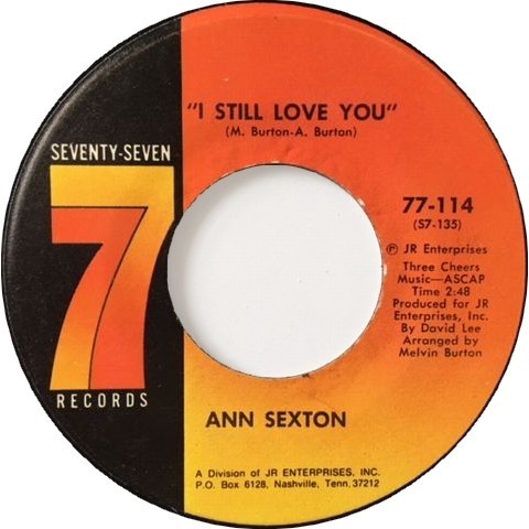 Ann Sexton ‎– I Still Love You / Come Back Home (I Know I Did You Wrong)_c0212161_19292987.jpeg